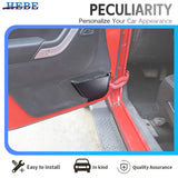 Door Storage Mesh 4-Piece Set for Jeep Wrangler JK 2011-2017 Car Interior Accessory HEBE