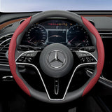 Segmented Leather Wheel Cover for Mercedes-Benz