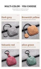 Car Key Cover For Zeekr 001 Leather Car Key protective cover For Zeekr 001 X 2021 2022 2023