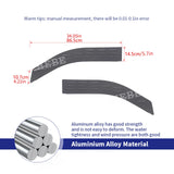 Front Window Louvers for Ford F150 Raptor 09-14 Car Interior Accessory HEBE
