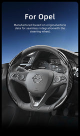 Carbon Fiber Texture Wheel Cover for Opel Cars Car Interior Accessory Hocasen