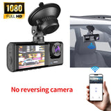 3-Channel 1080P Dash Cam WiFi Night Vision Universal