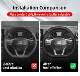 Matte Carbon Fiber Cover for Seat Ibiza Arona Leon
