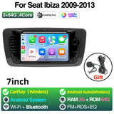 Android Head Unit CarPlay Stereo for Seat Ibiza 2009-2013