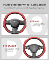 Perforated Leather Cover for Tesla Model 3/Y