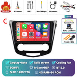 Android 15 Navigation Stereo for Nissan Qashqai J11 2013–2021