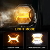 Super Bright LED Work Light Bar for Car Offroad Truck SUV ATV Motorcycle White & Amber Drl 12v Led Lamp Driving Light Spotlig