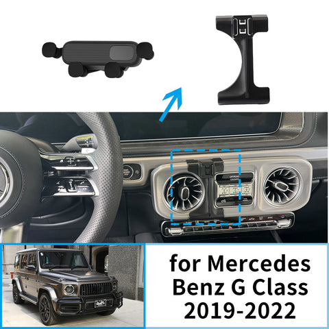 Wireless Charging Phone Mount for Mercedes Benz G-Class 2019–2022 Car Phone Holder CATUSIKI