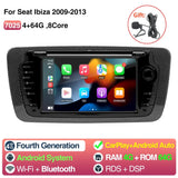 Android Head Unit 7 Inch GPS for Seat Ibiza 2009-2013