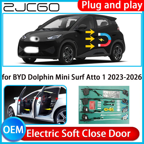 Automatic Electric Soft Close Door Kit for BYD Dolphin 2023-2026 Car Interior Accessory ZJCGO Default Title