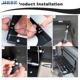 Foldable Aluminum Tailgate Rack for Suzuki Jimny Car Interior Accessory HEBE