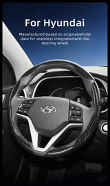 Carbon Fiber Wheel Cover for Hyundai Tucson Elantra I30 Car Interior Accessory Hocasen