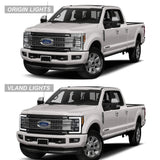 LED Headlights Sequential DRL for Ford Super Duty 17-19 Car Interior Accessory Vland