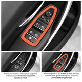 For BMW F20 F21 F30 F34 Door Window Switch Lifter Panel Frame Trim Sticker Car Interior Accessory OEM