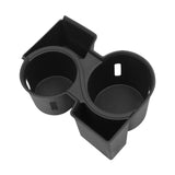 KIA EV9 2024 2025 Center Console Cup Holder TPE Shock-Absorbing Storage Tray Tidying Car Accessories Black
