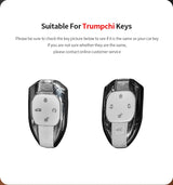 5 Button Aluminum Alloy Goatskin Car Key Case Cover For Trumpchi GAC 2021 Empow J11 J12 J13 J14 J15 J16 GS8 Keychain Accessor