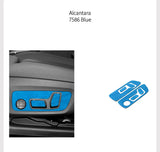 For BMW X3 G45 G48 (2025-) Seat Adjustment Button Panel Cover Trim Stickers Made of Alcantara Car Interior Tuning Accessories