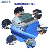 Durable Hood Light Rack for Dodge RAM 2009-2025 Car Interior Accessory HEBE