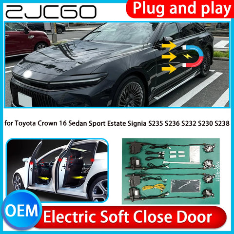 Automatic Electric Soft Close Door Kit for Toyota Crown 2022–2025 Car Interior Accessory ZJCGO Default Title