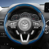 Mazda Carbon Fiber Steering Wheel Cover with Quick Release