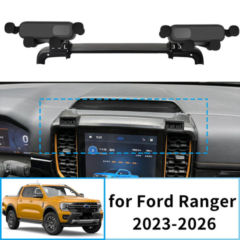 Wireless Charging Phone Mount for Ford Ranger 2023–2026 Car Phone Holder OEM