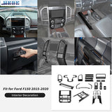 ABS Carbon Fiber Interior Trim for Ford F150 2015 Car Interior Accessory HEBE