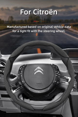 Anti-Slip Suede Buckle Cover for Citroen Vehicles Car Interior Accessory Hocasen