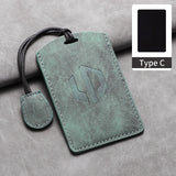 Car Remote Key Case Cover For Leapmotor C16 B01 C10 C11 Sheep Suede Car Key NFC Card Protector Shell Kychain Holder Accessories