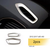 Stainless Steel Interior Trim for Volvo S60 V60 Car Interior Accessory LINGLUYANG green