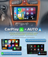 QLED Android Head Unit with GPS Navigation for Mercedes C Class Android Head Unit RSNAVI