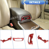 Interior Trim Cover Red Carbon Fiber for Chrysler 300C