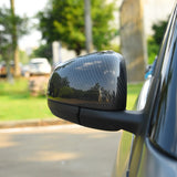 Carbon Fiber Rear Mirror Cover for Smart 453 Fortwo Car Interior Accessory GMUNI