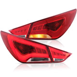 Hyundai Sonata LED Tail Lights Amber Signal 11-14