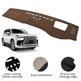 Plush Dashboard Mat Protective Carpet for Lexus LX600 2022-2025 Dashboard Mat CATUSIKI