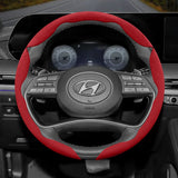 Suede Steering Wheel Cover for Hyundai Tucson & Kona