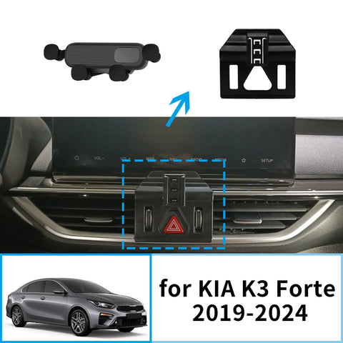 Wireless Charging Phone Mount for Kia K3 Forte Cerato 2019–2024 Car Phone Holder CATUSIKI