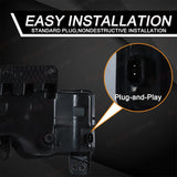 LED Fog Lights Assembly for GMC Sierra 1500 2016 LED Ambient Light MAGIC COLORM