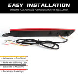 LED Rear Bumper Reflector for Mazda CX-30 2020 Car Interior Accessory MAGIC COLORM