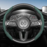 Sporty Wavy Leather Steering Cover for Mazda CX-5