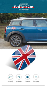 Fuel Tank Cap Cover 3D Sticker for Mini Cooper F60 Car Interior Accessory OEM