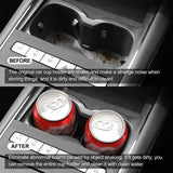 Chery OMODA 5 C5 E5 EV Model 2024 2025 Cup Holder Shock-Absorbing Storage Tray TPE Central Armrest Cup Box Tidying Car Interi