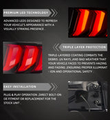 LED Tail Lights Sequential Signal for Ford Mustang
