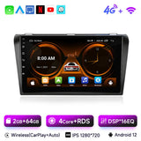 Wireless CarPlay Android 13 Radio for Mazda 3 2004–2013
