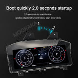 Digital LCD Instrument Cluster for Jaguar XF 2010–2020 Android Head Unit Aotsr