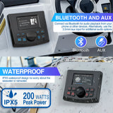 3inch Waterproof MP5 Marine Radio Screen for ATV UTV Boat Car Interior Accessory AKAMATE