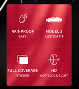 Anti-Fog Rainproof Rearview Film for Tesla Model 3 Car Interior Accessory GMUNI