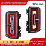 Dynamic LED Tail Lights for Ford Bronco 2021-2024 LED Tail Light Vland