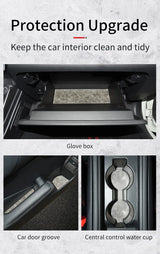 Leather Door Groove Mats for GR86 BRZ Car Interior Accessory GMUNI