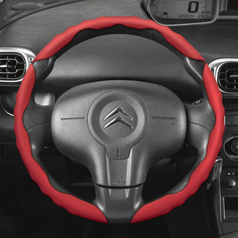 Wave-Shaped Steering Wheel Cover for Citroen C3 C4 Car Interior Accessory Hocasen