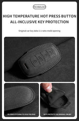 Car Key Case For Great Wall Haval Jolion 2022 H6 H7 H4 H9 F5 F7 F7X F7H H2S GMW Dargo Suede Car Keychain